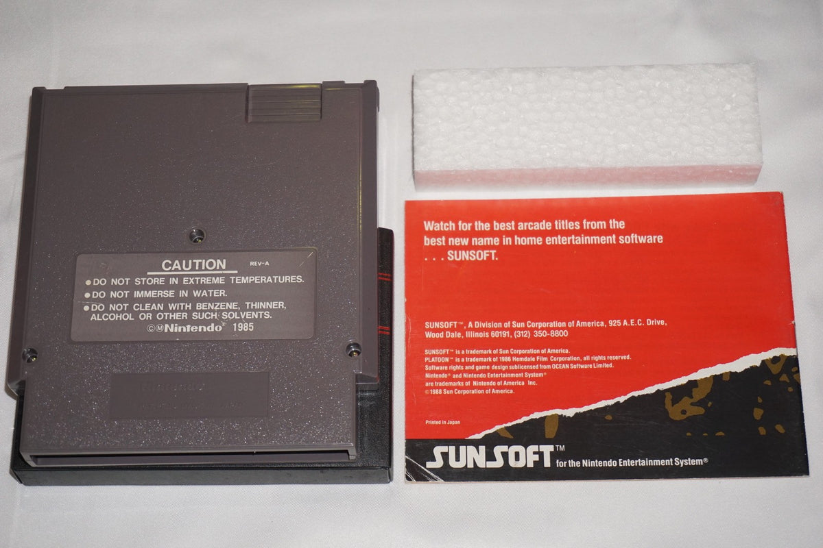 Platoon (Nintendo NES) Complete in Box CIB