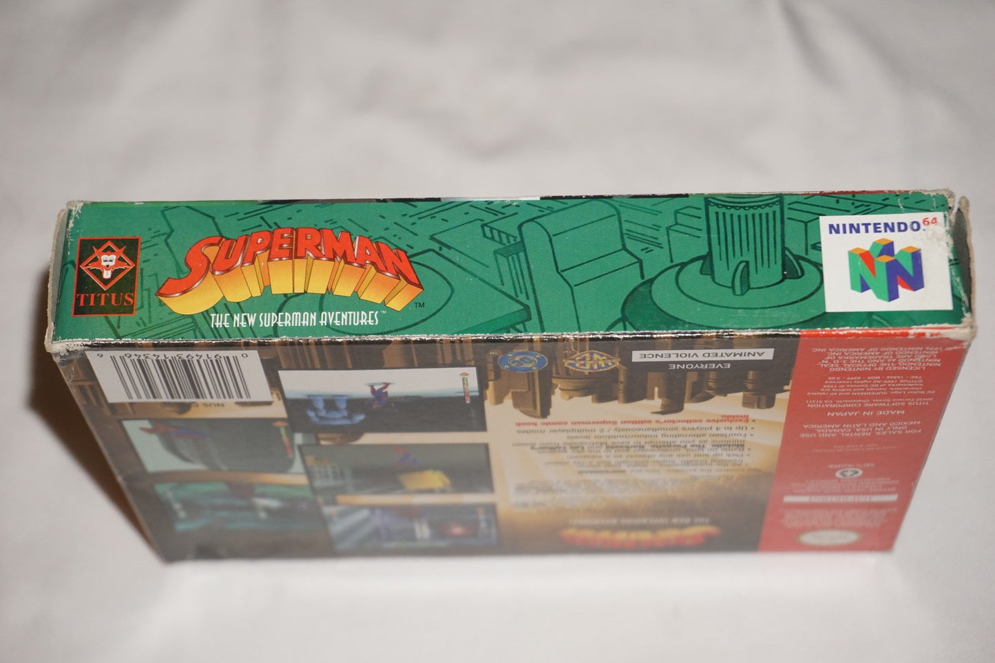 Superman (Nintendo 64 N64) Complete in Box CIB