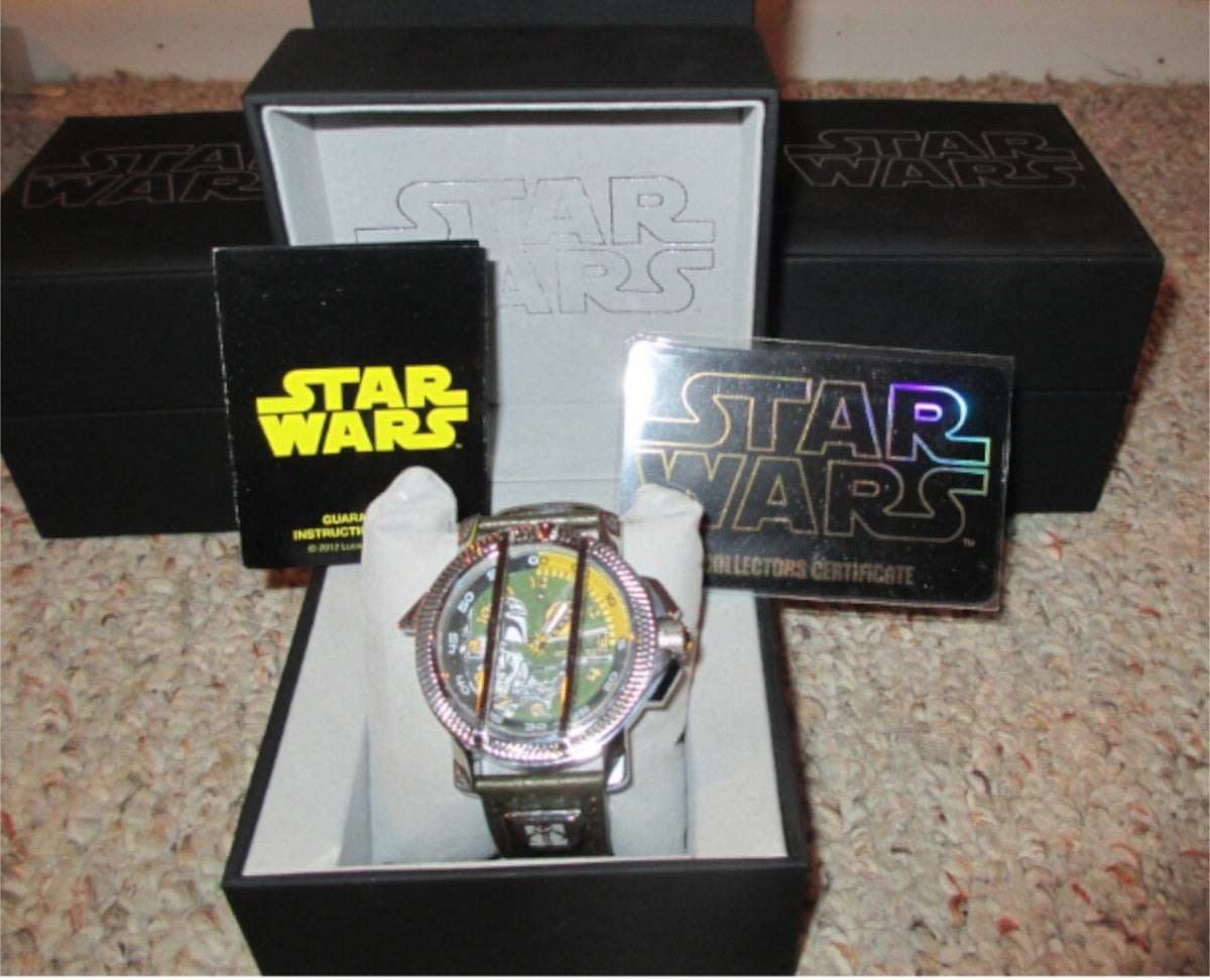Star Wars Boba Fett Limited Collector's Edition Watch Adult Collectible