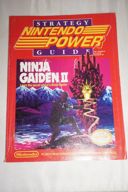 Sg2/Np15 Ninja Gaiden II 2 15 Nintendo Power Magazine #6 Poster