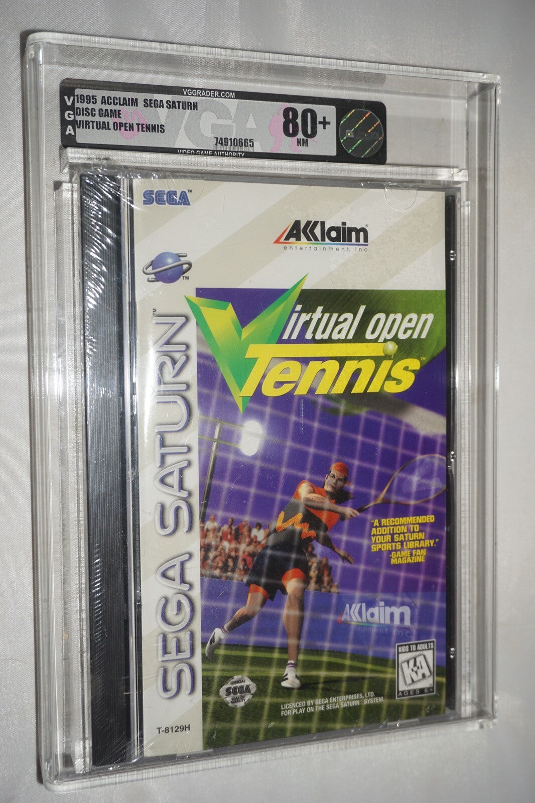 Virtual Open Tennis (Sega Saturn) NEW Sealed VGA 80+