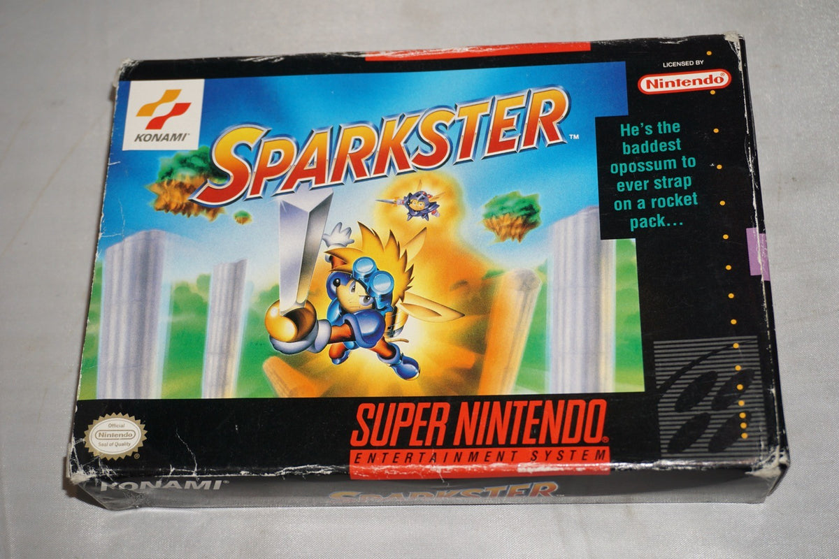Sparkster (Super Nintendo SNES) Complete in Box CIB