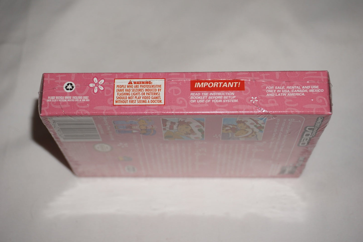 Strawberry Shortcake Volume 1 Video (Game Boy Advance GBA) NEW Sealed