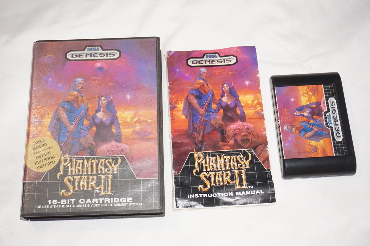 Phantasy Star II 2 (Sega Genesis) Complete