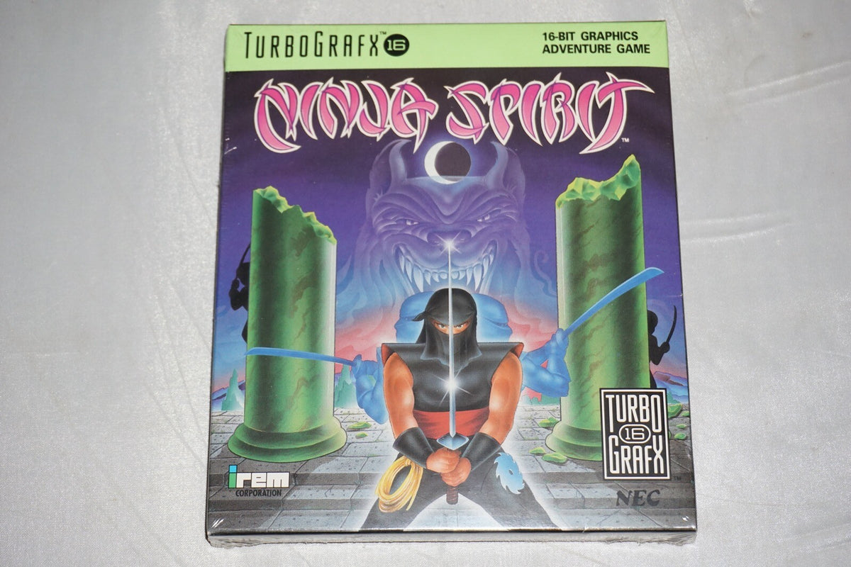 Ninja Spirit (Turbo Grafx 16 tg16) NEW Sealed Box Turbografx