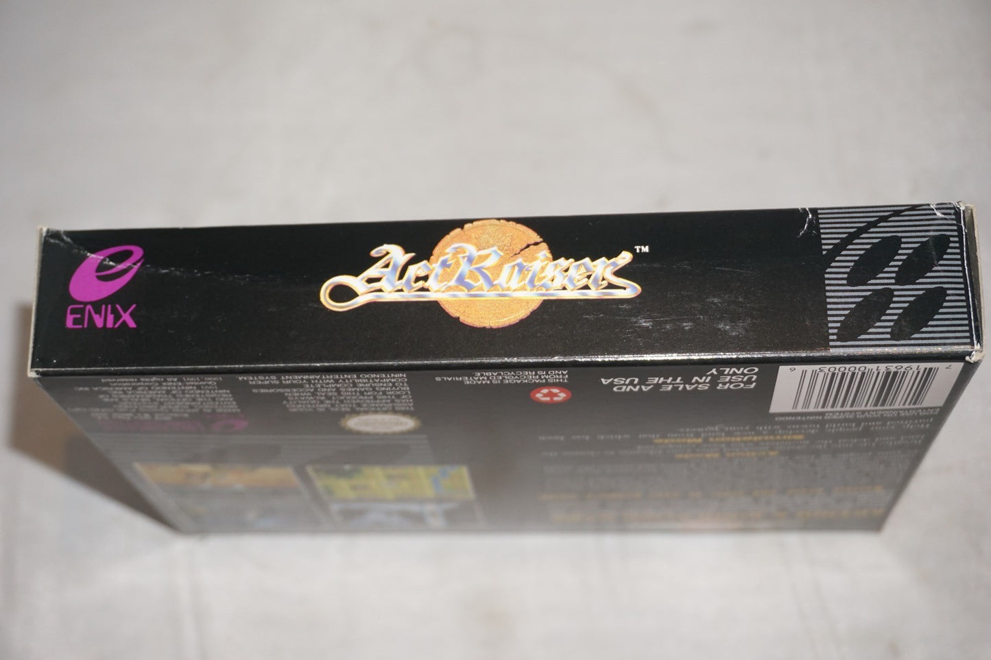 Actraiser 1 (Super Nintendo SNES) Complete in Box CIB