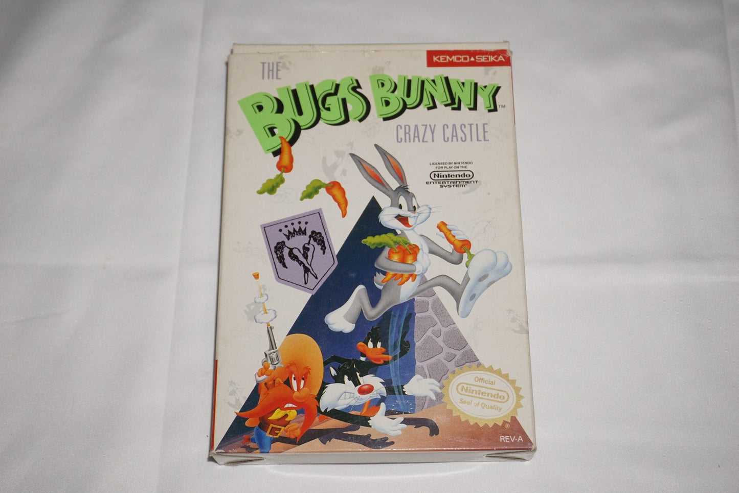 Bugs Bunny Crazy Castle (Nintendo NES) Complete in Box w/ Reg Card CIB