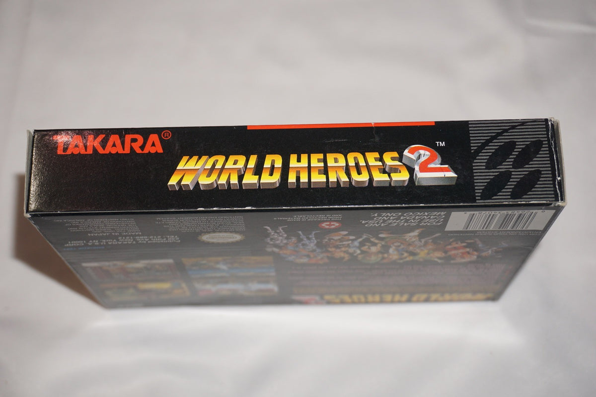 World Heroes 2 (Super Nintendo SNES) Complete in Box CIB