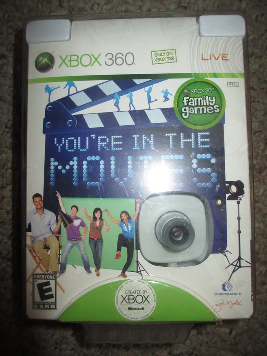 You're in the Movies (Microsoft Xbox 360, 2008) NEW Sealed w/ Camera