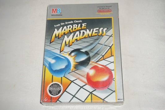 Marble Madness (Nintendo NES) NEW Factory Sealed Round Sealed First Print