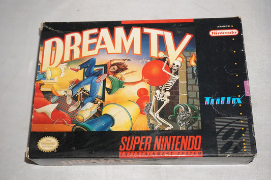 Dream Tv T.V (Super Nintendo SNES) Complete in Box CIB