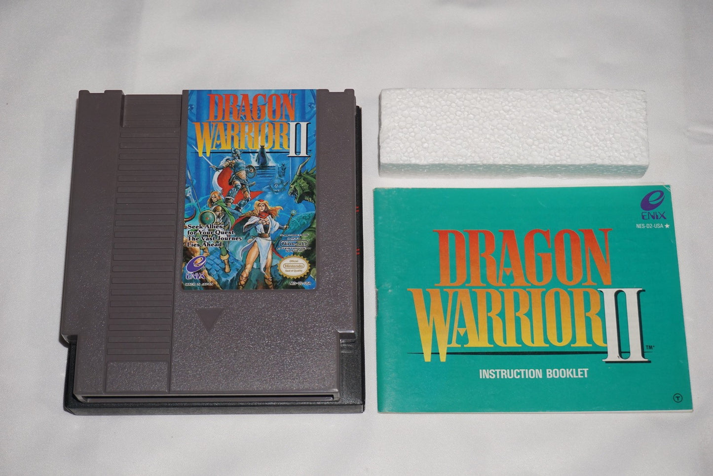 Dragon Warrior II 2 (Nintendo NES) Complete in Box CIB