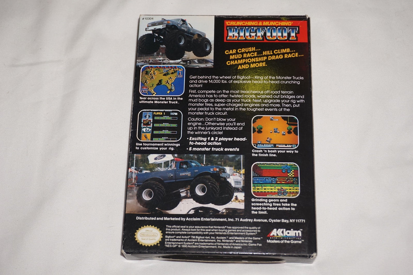 Bigfoot (Nintendo NES) Complete in Box CIB