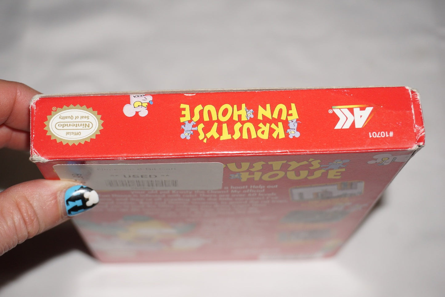 Krusty's Fun House (Nintendo NES) Complete in Box CIB