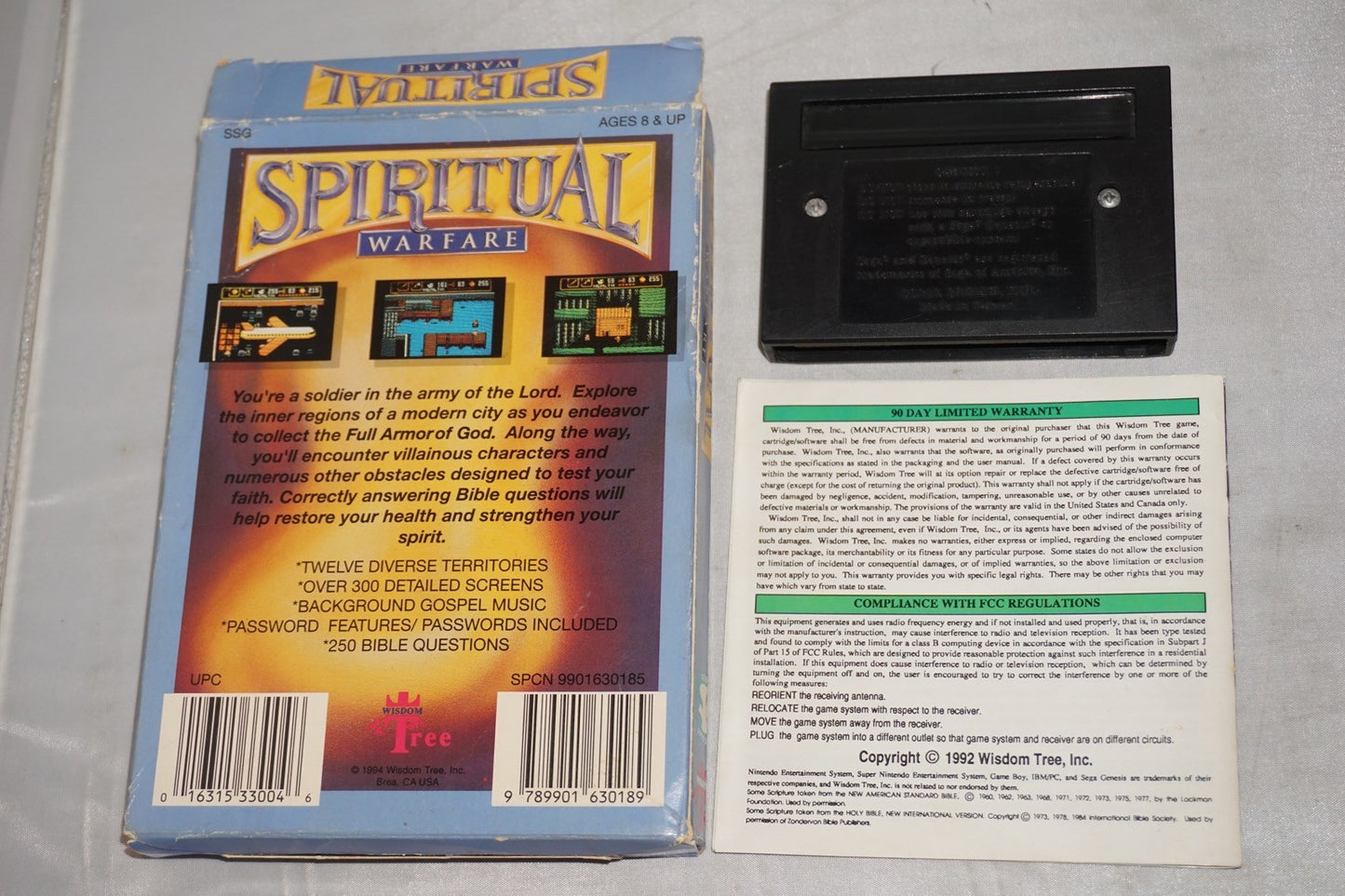 Spiritual Warfare (Sega Genesis) Complete in Box CIB