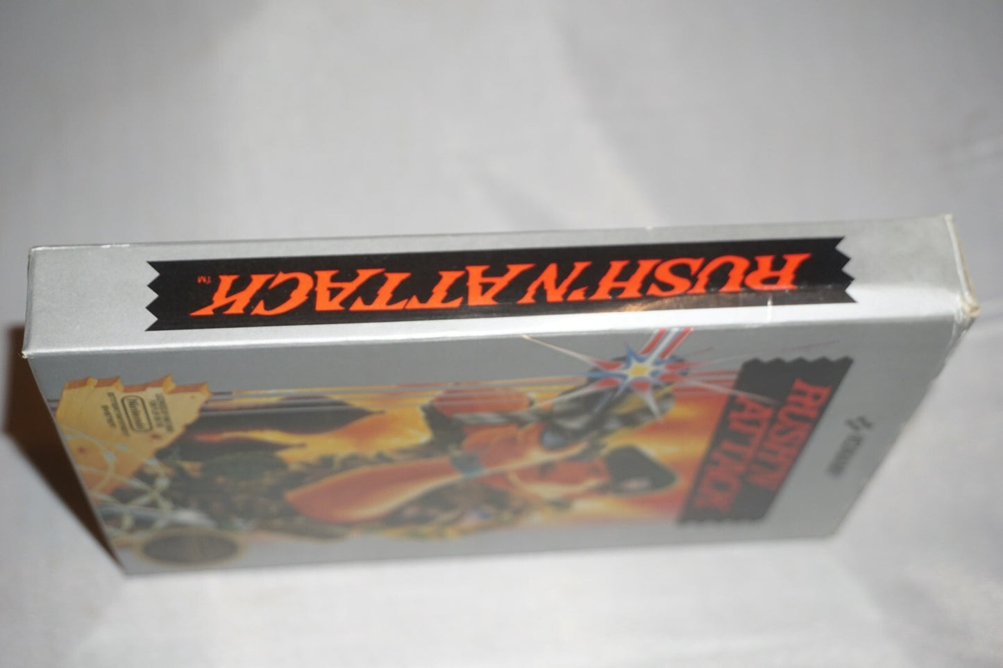 Rush N Attack HANGTAB (Nintendo NES) Complete in Box CIB #2