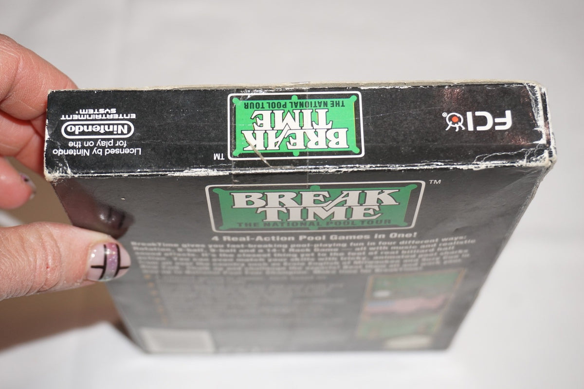 Break Time (Nintendo NES) Complete in Box w/ Reg Card CIB