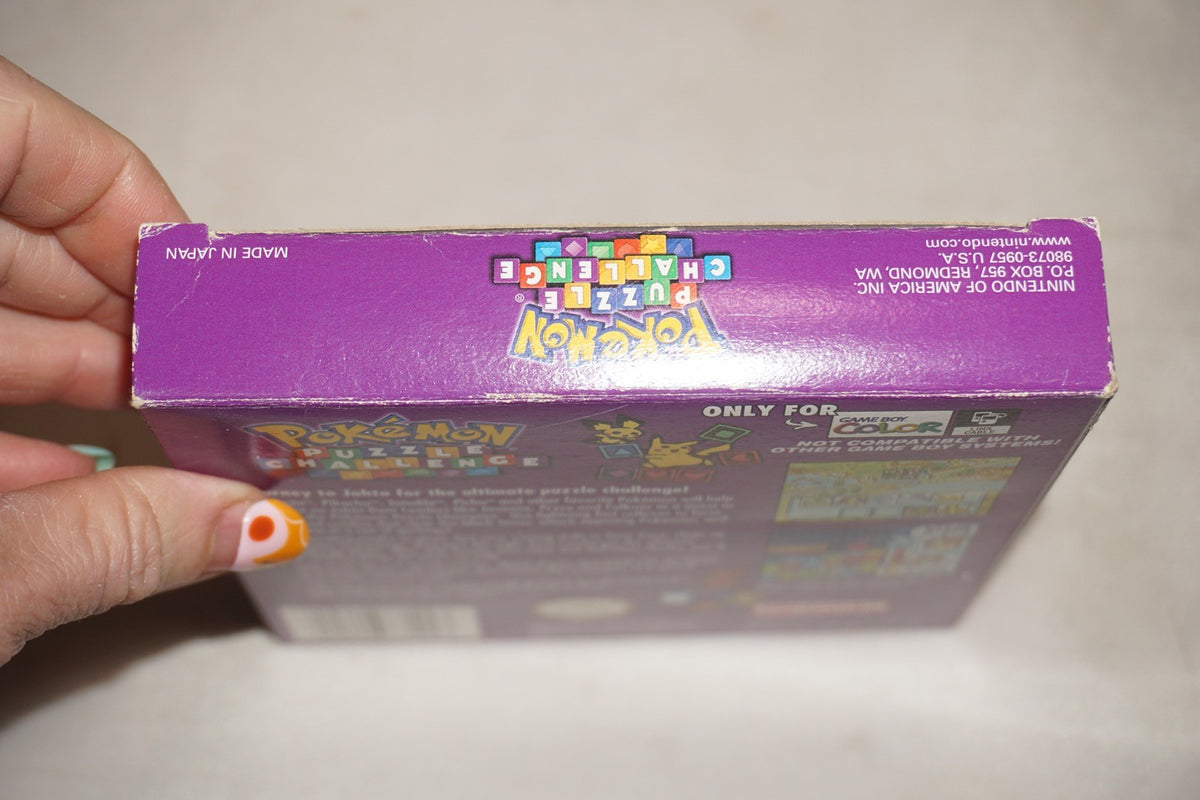 Pokemon Puzzle Challenge (Gameboy Color Game Boy GB) Complete CIB Authentic