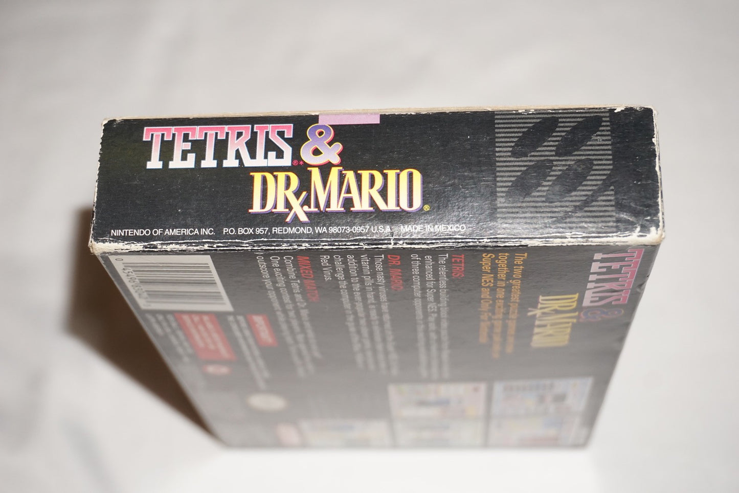 Tetris & Dr Mario (Super Nintendo SNES) Complete in Box CIB