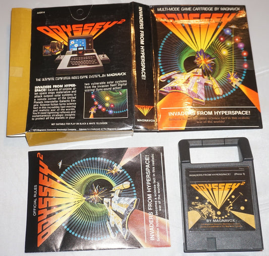 Invaders from Hyperspace (Magnavox Odyssey 2) Complete In Box