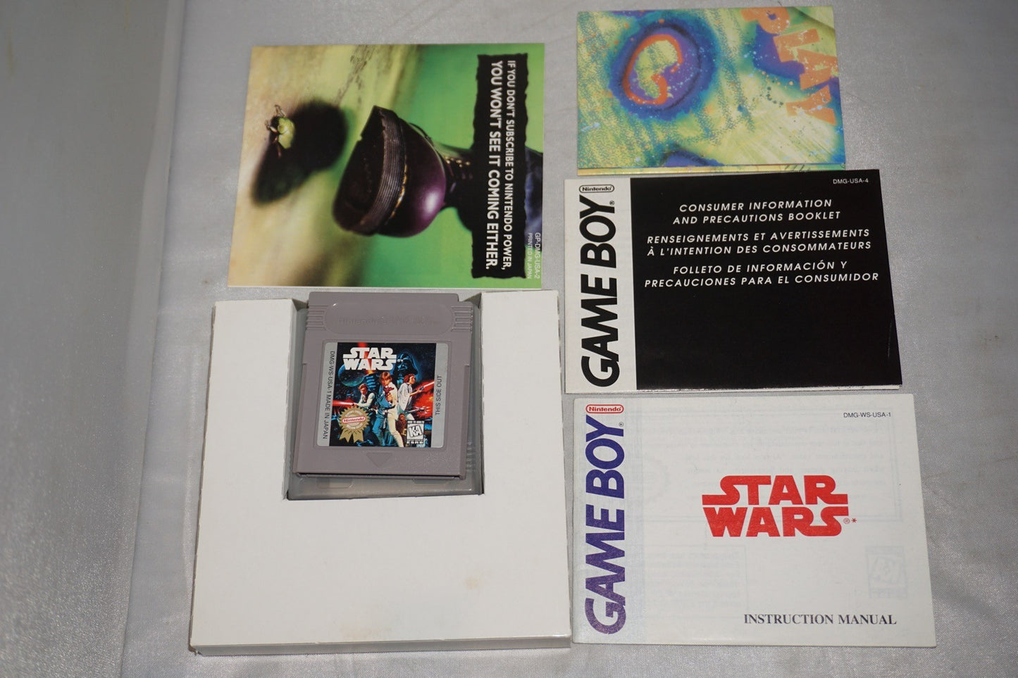 Star Wars PC (Nintendo Gameboy Game Boy GB) Complete CIB Authentic