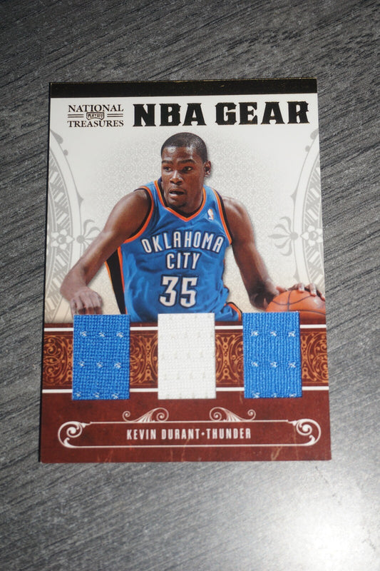Kevin Durant 2010-11 Panini National Treasures NBA Gear #9 35/49 Jersey