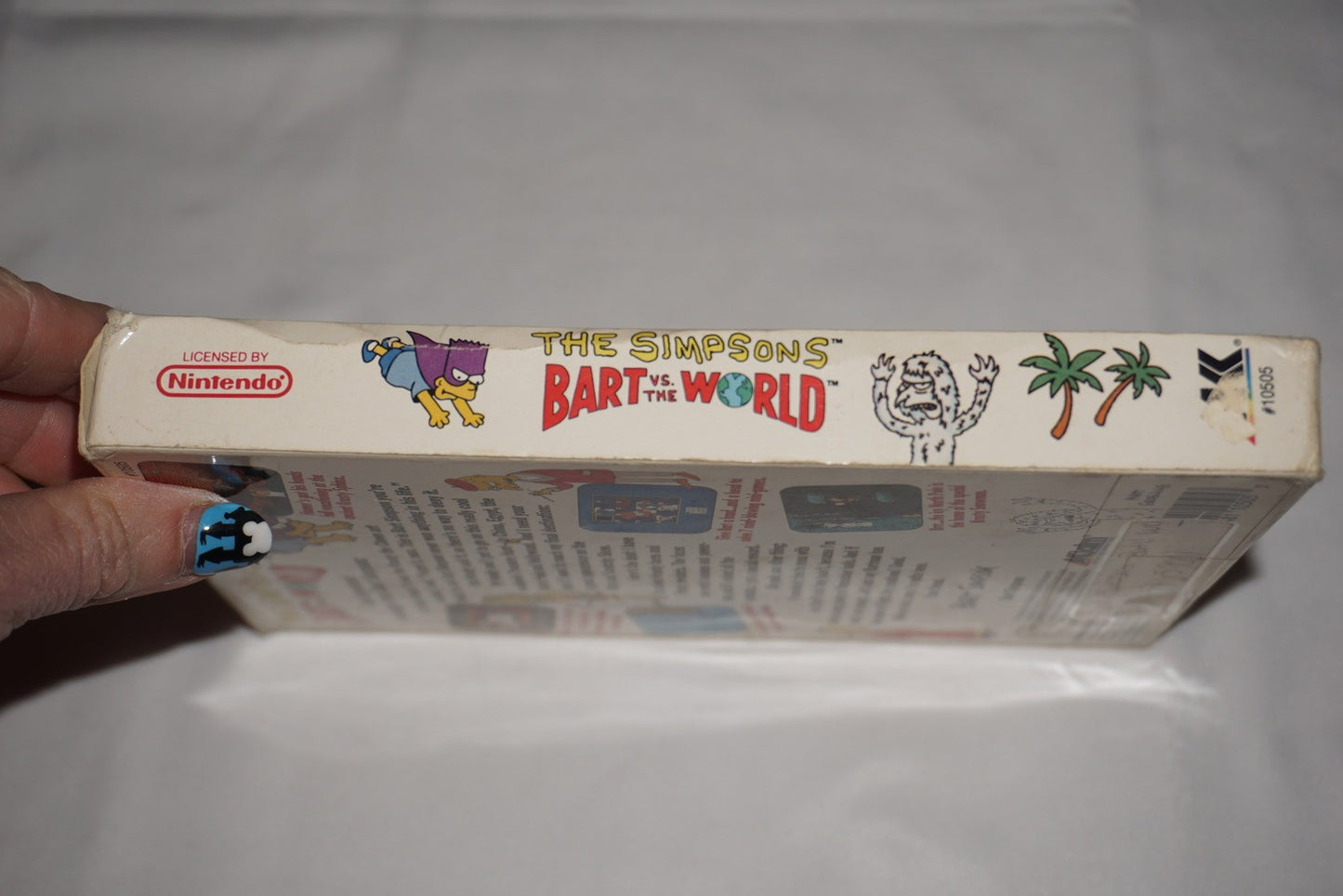 Simpsons Bart vs World (Nintendo NES) Complete in Box CIB