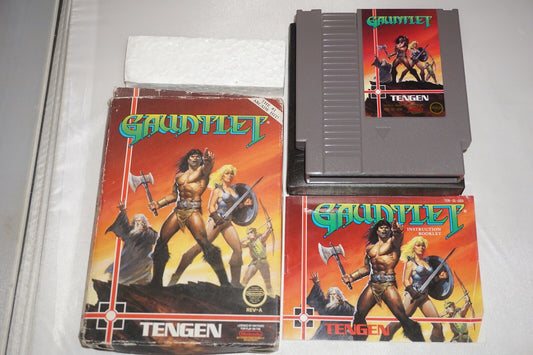 Gauntlet Grey (Nintendo NES) Complete in Box CIB #2