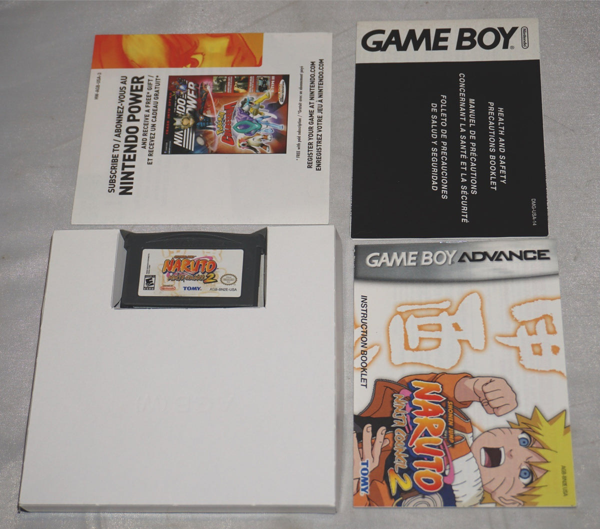 Naruto Ninja Council 2 (Gameboy Advance GBA Game Boy) Complete CIB Authentic