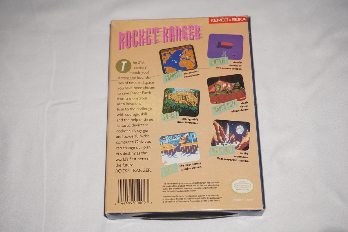 Rocket Ranger (Nintendo NES) Complete in Box CIB