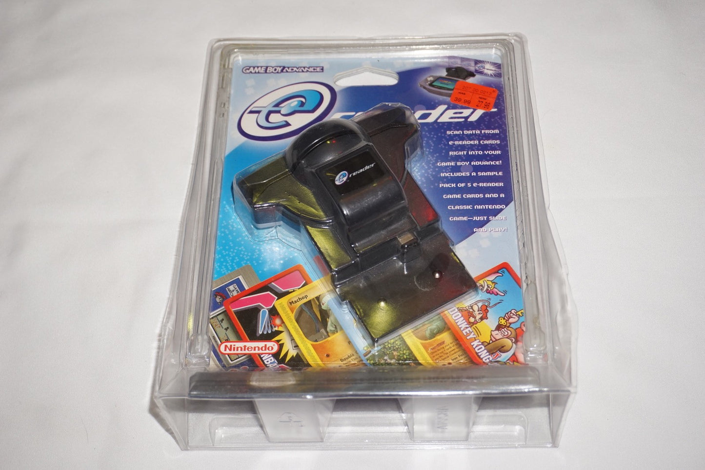 E Reader (Nintendo Game Boy Advance GBA) New Sealed Donkey Kong Jr Cards