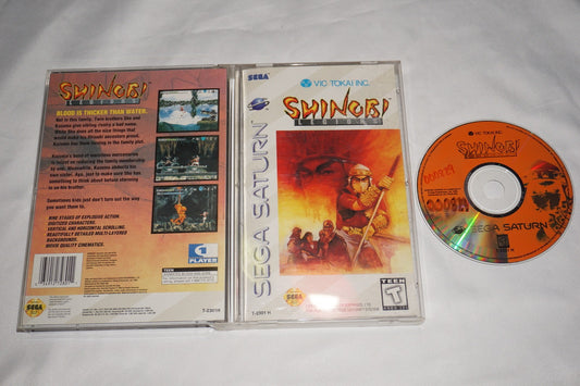 Shinobi Legions (Sega Saturn) Complete w/ Reg Card