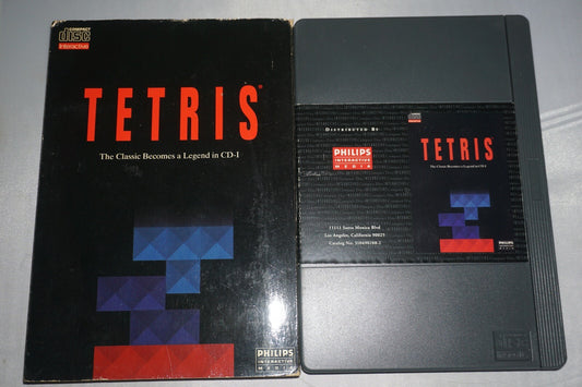 Tetris (Phillips CD-i) Complete w/ Slipcover Long Box