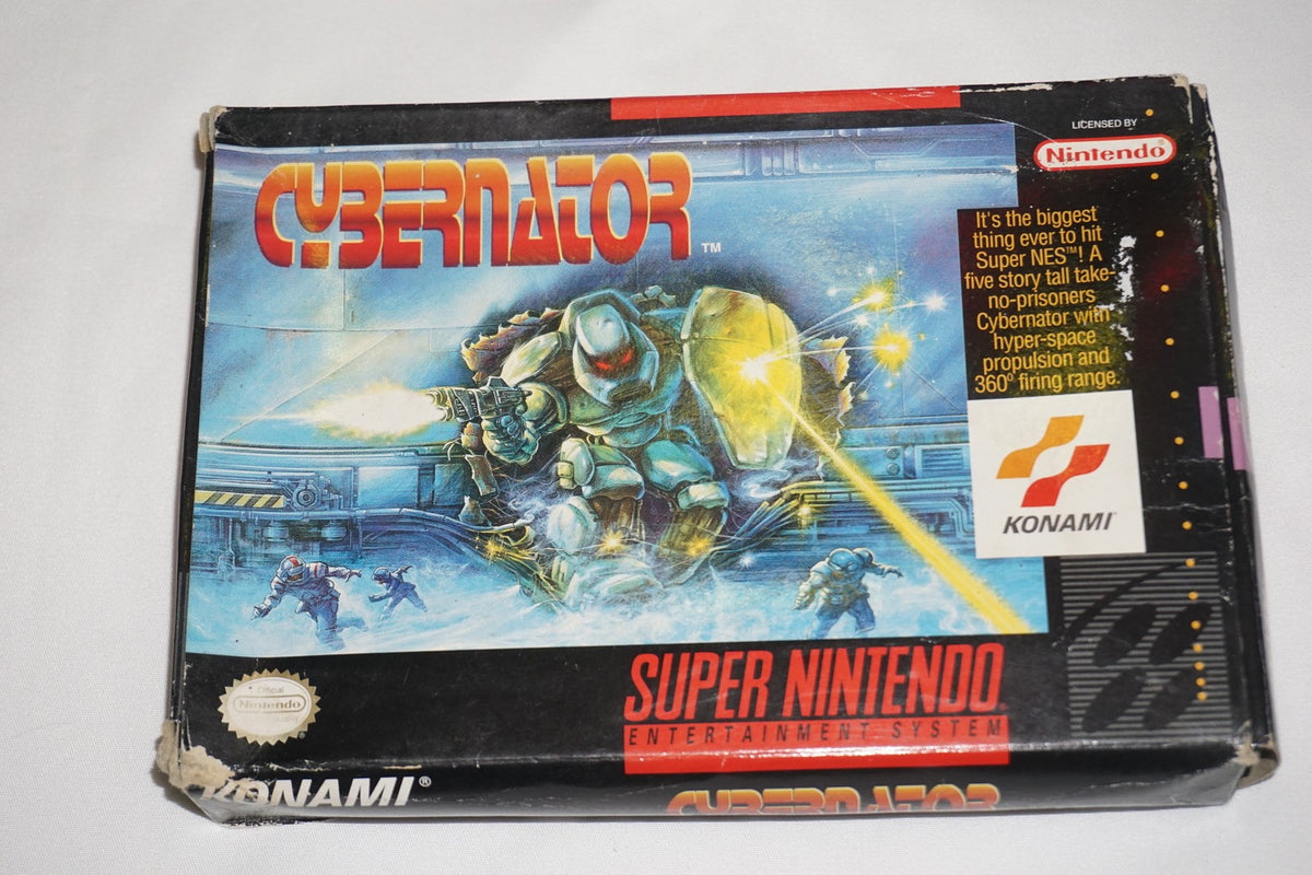 Cybernator (Super Nintendo SNES) Complete in Box CIB