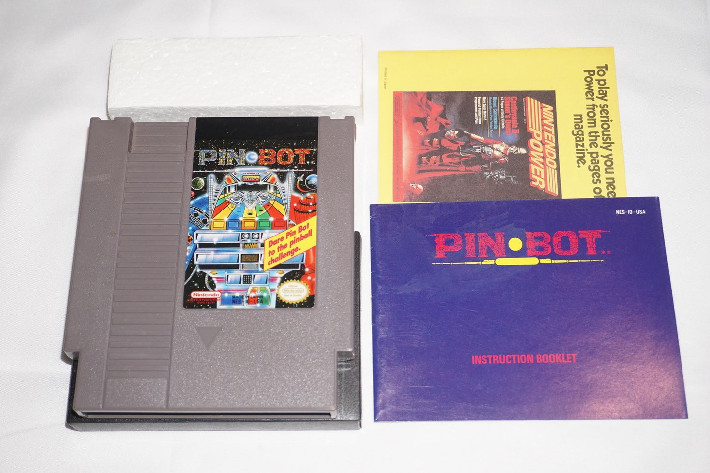 PinBot (Nintendo NES) Complete in Box CIB