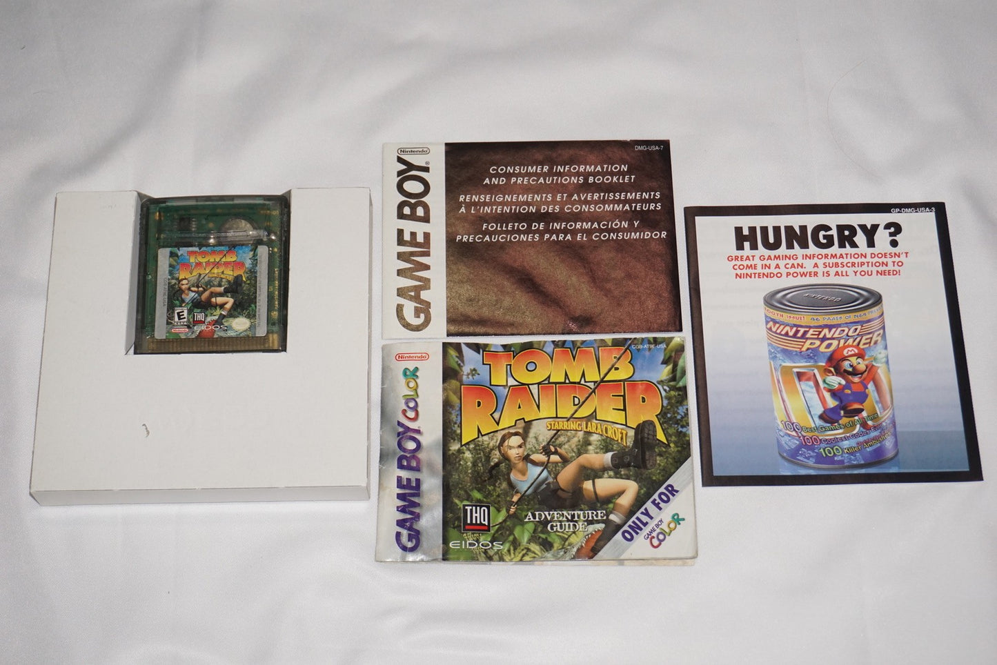 Tomb Raider Starring Lara Croft (Game Boy Color Gameboy) Complete in Box CIB