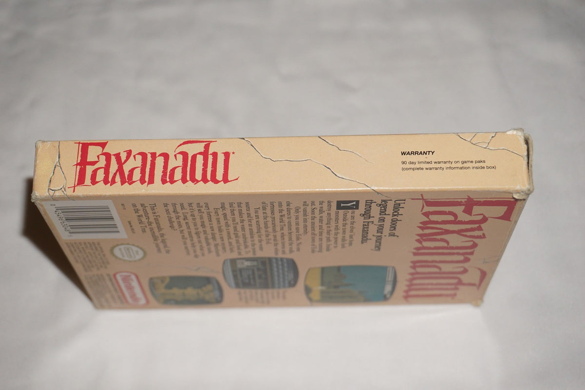 Faxanadu (Nintendo NES) Complete in Box CIB