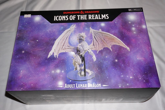 Adult Lunar Dragon Premium Miniature Icons of Realms D&D Dungeons & Dragons NEW