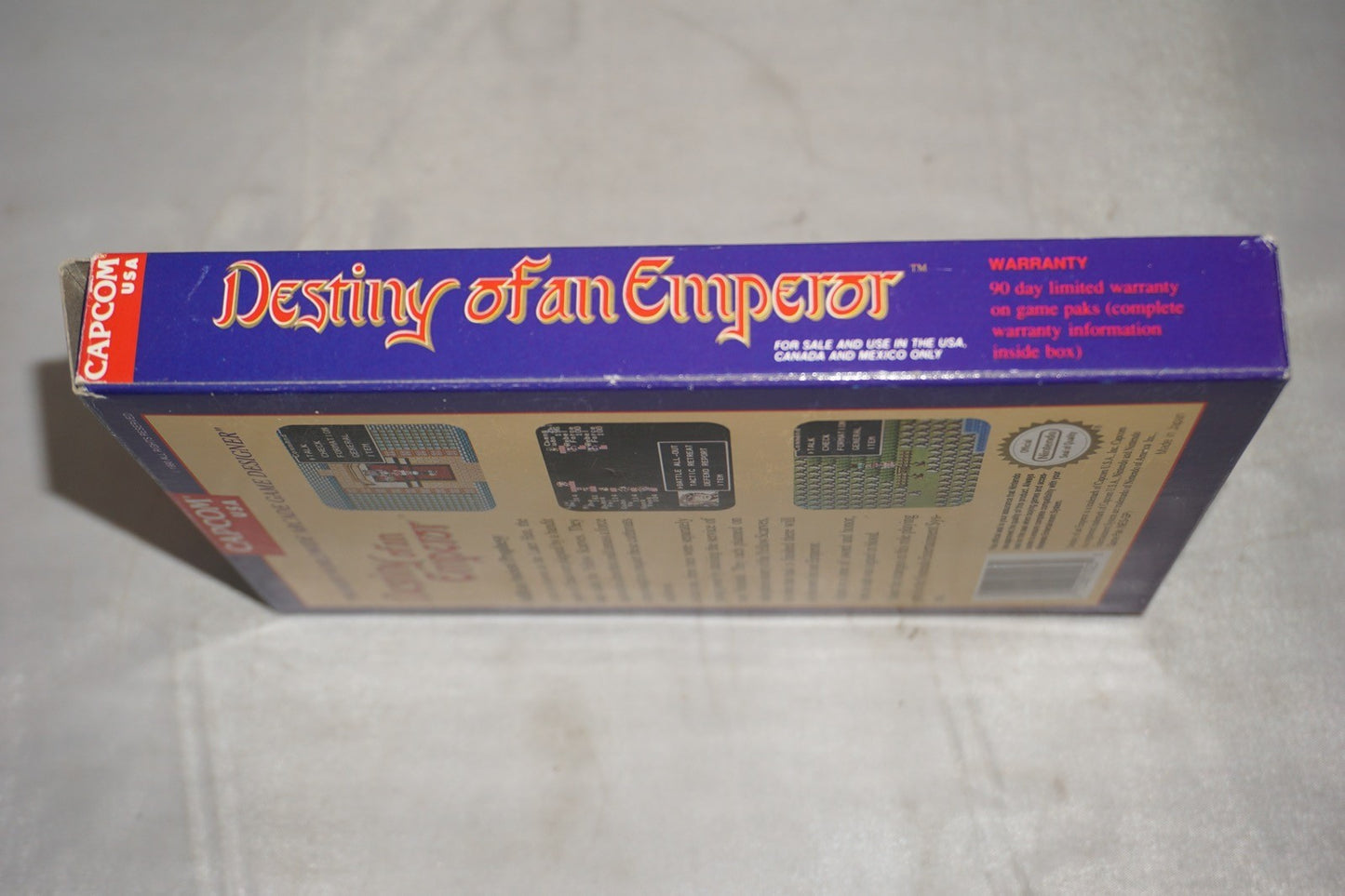 Destiny Of An Emperor (Nintendo NES) Complete in Box CIB