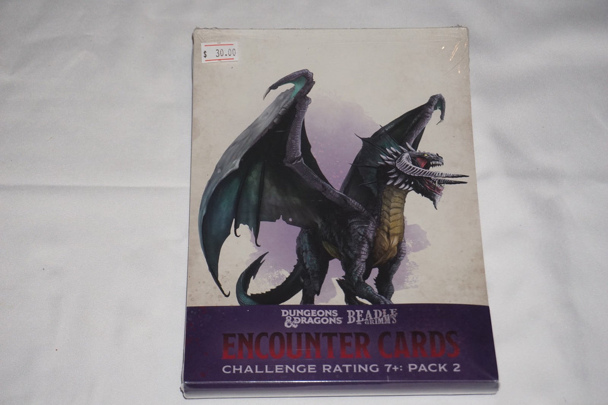 Encounter Cards Challenge Rating 7+ Pack 2 Dungeons & Dragons D&D NEW