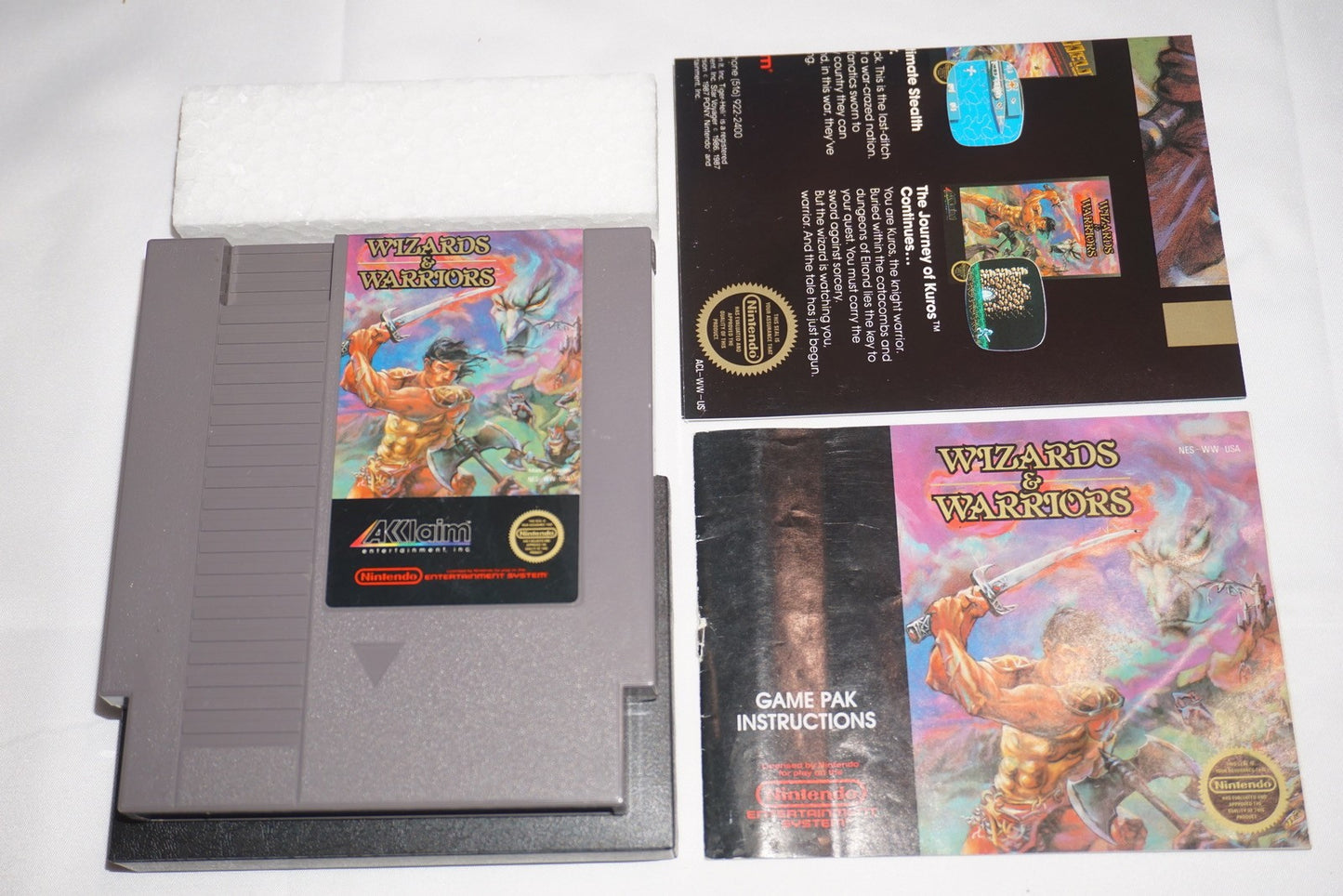 Wizards & Warriors 1 (Nintendo NES) Complete in Box CIB