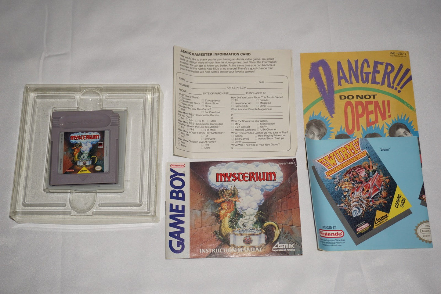 Mysterium (Nintendo Game Boy Gameboy) Complete in Box w/ Reg CIB
