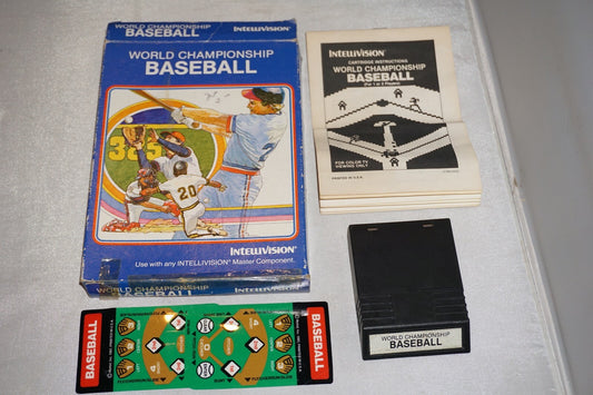 World Championship Baseball (Intellivision) Complete In Box CIB