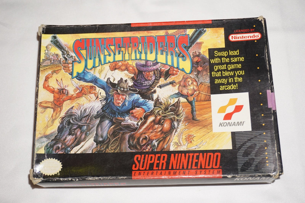 Sunset Riders (Super Nintendo SNES) Complete in Box CIB