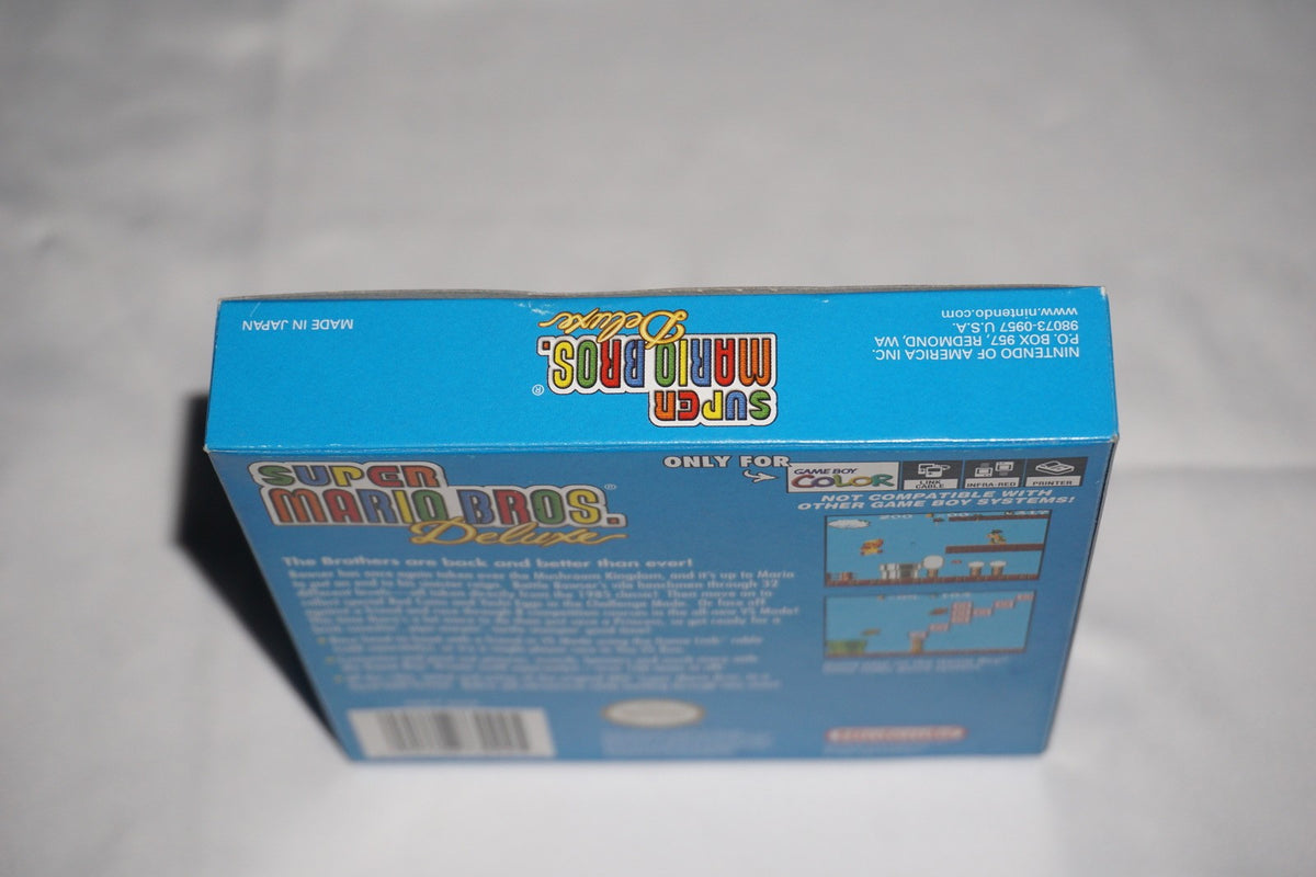 Super Mario Bros Deluxe (Gameboy Color Game Boy GB) Complete CIB Authentic