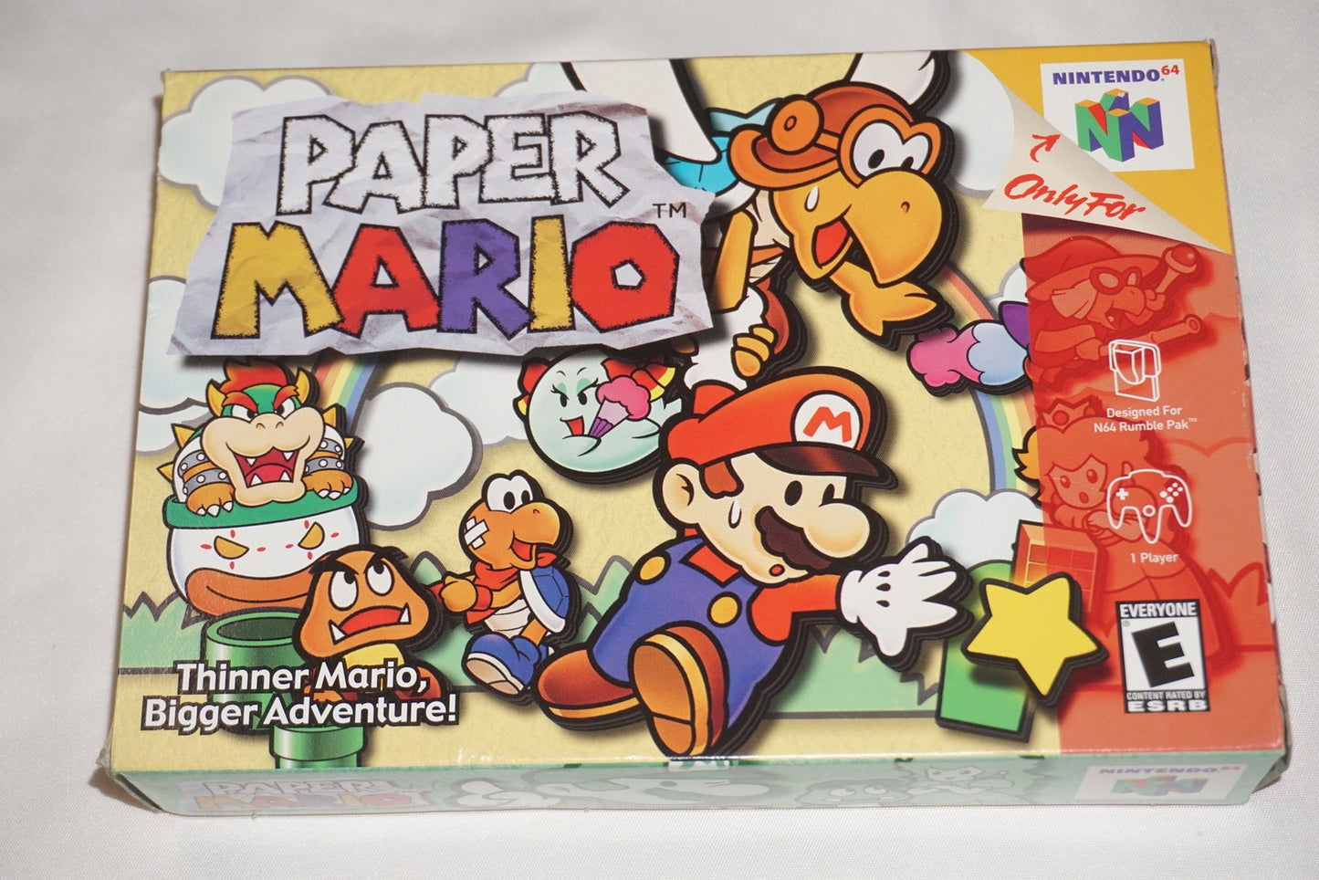 Paper Mario (Nintendo 64 N64) Complete in Box CIB Authentic
