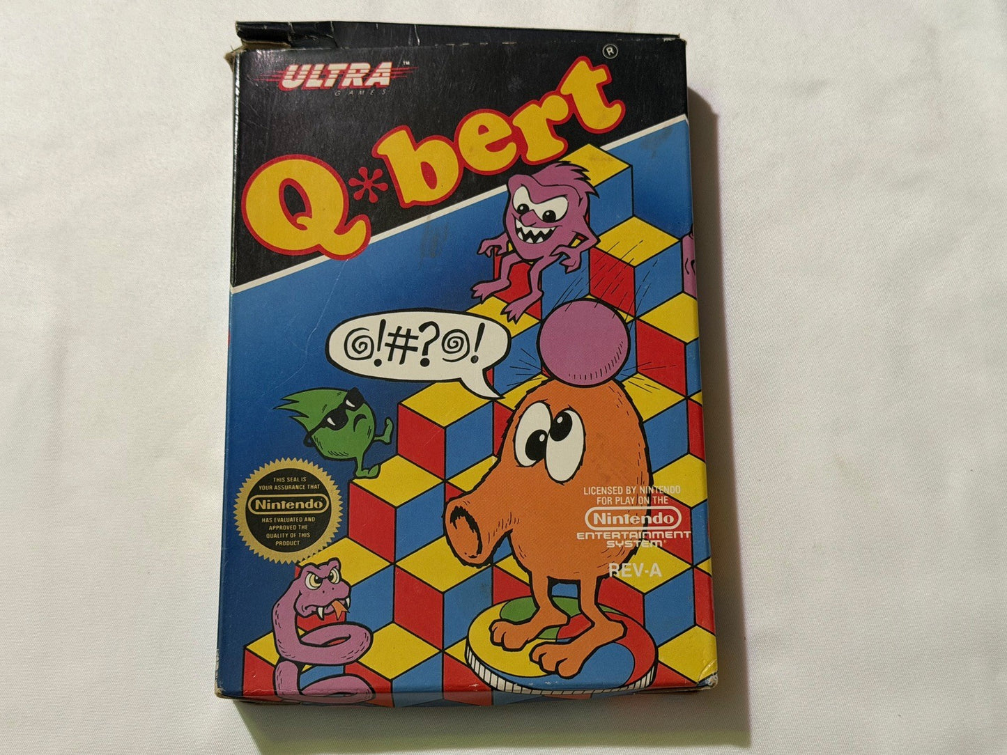 QBert Q Bert (Nintendo NES) Complete in Box CIB