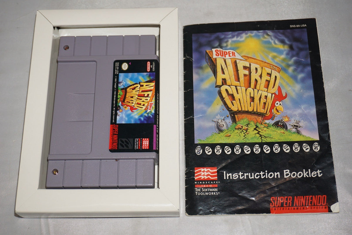 Super Alfred Chicken (Super Nintendo SNES) Complete in Box CIB