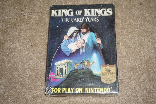 King Of Kings Early Years Black (Nintendo NES) NEW Factory Sealed