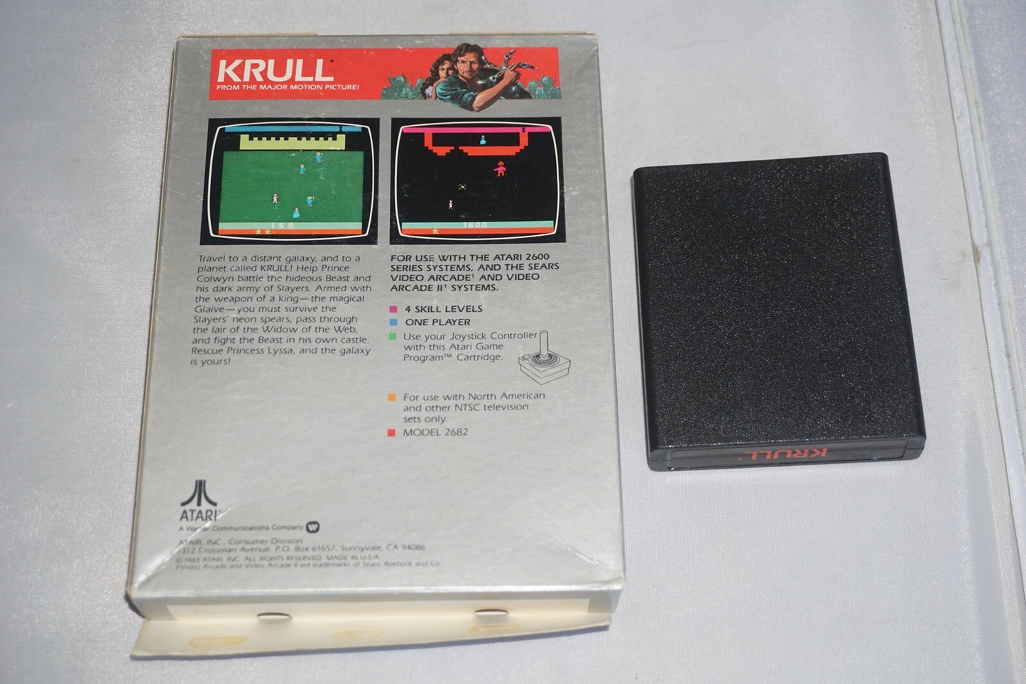 Krull (Atari 2600) with Box